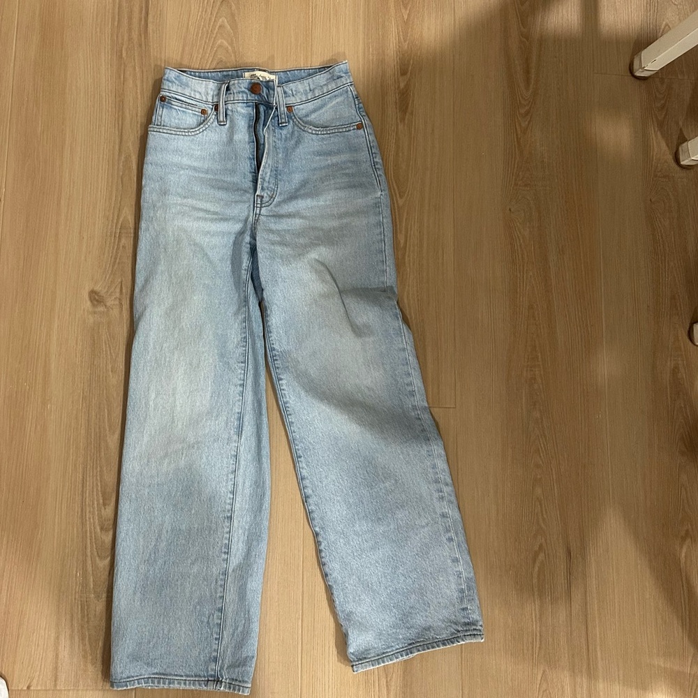 Madewell Light Vintage Wide Leg Jeans